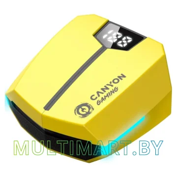 Наушники Canyon Doublebee GTWS-2 (черный/желтый) картинка 4